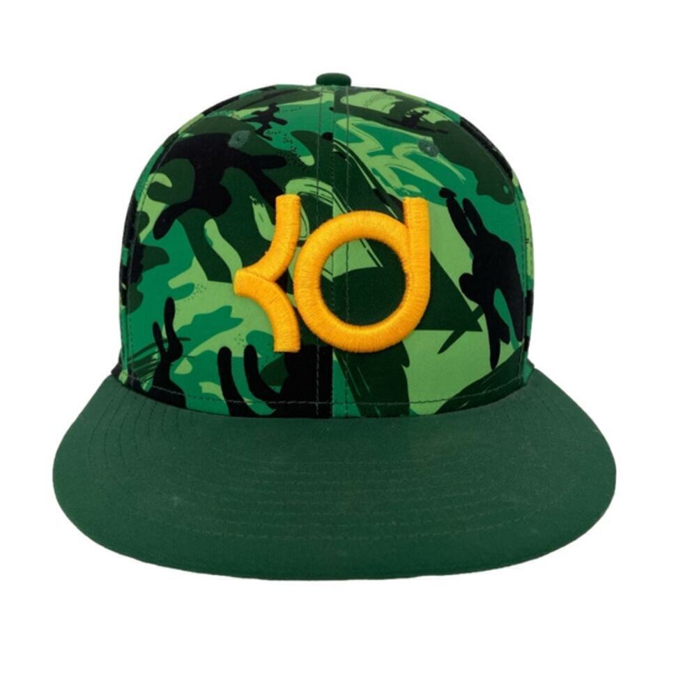 Nike Kevin Durant Snap Back Baseball Cap Green Camouflage Adult One Size
